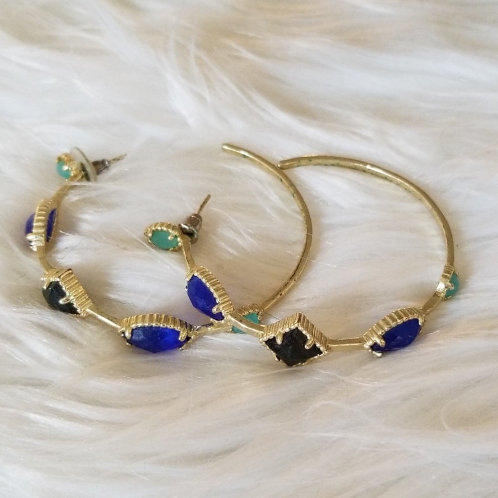 Kendra Scott multi hoop earrings
